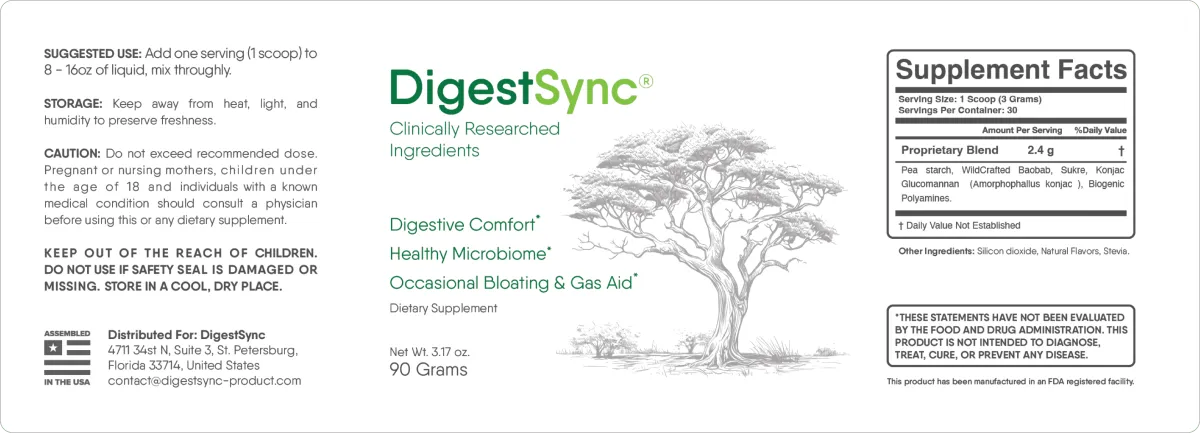 digestsync supplement facts