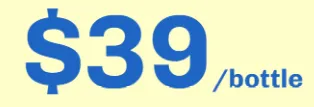 $39 per bottle