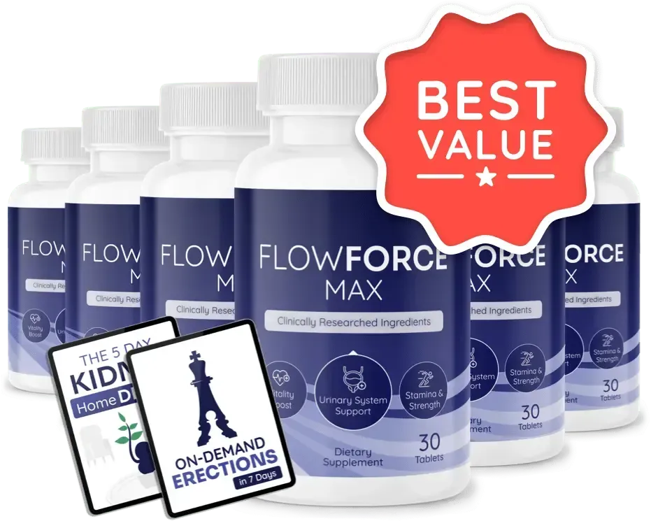 Flowforce Max discounted 6 bottles