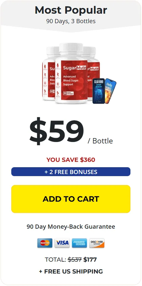 Sugarmute buy 3 bottle