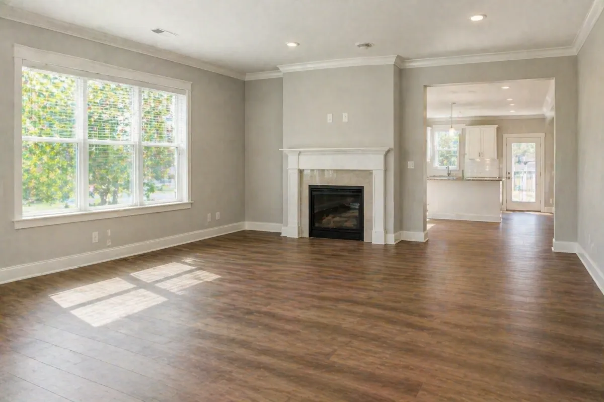 flooring replacement during a knoxville building restoration project