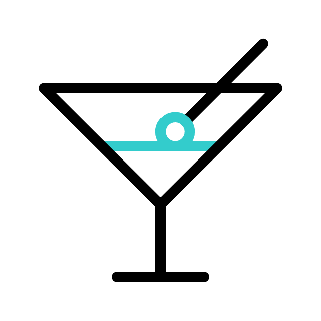 Illustratie aperitieven bij Café De Zeemeeuw