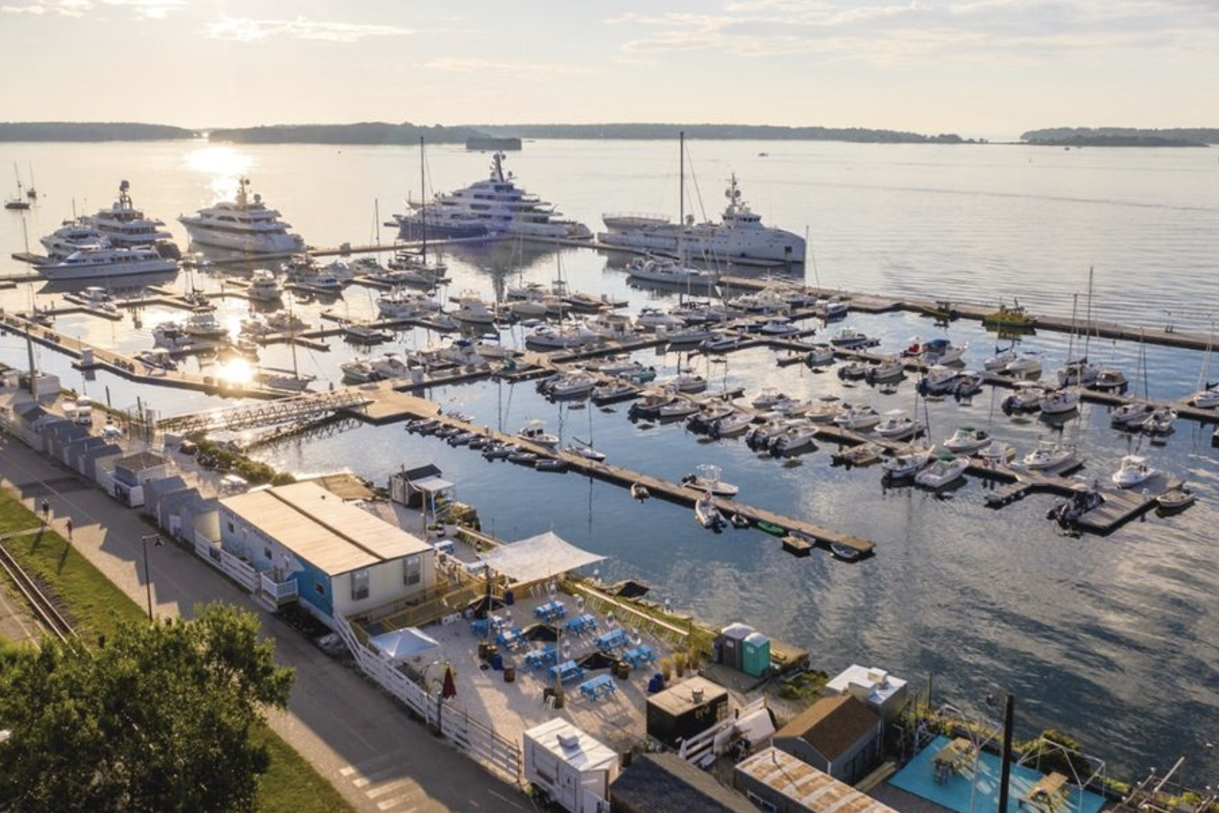 Aerial image of FBC Club location in Portland Maine