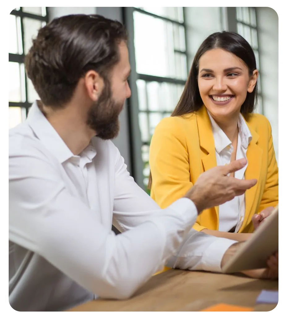 contractor meeting with accountant