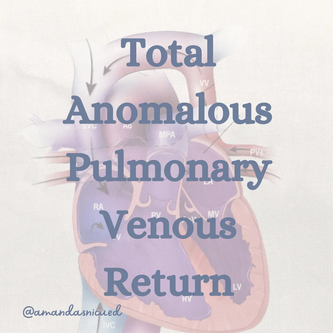 total anomalous pulmonary venous return
