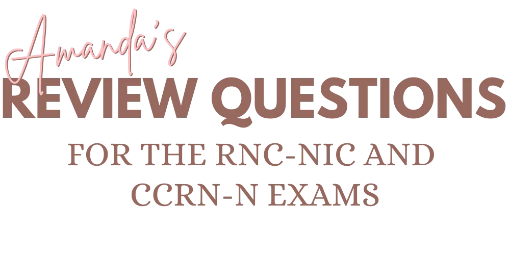 Amanda's RNC-NIC success neonatal certification course for NICU nurses on demand virtual access text box