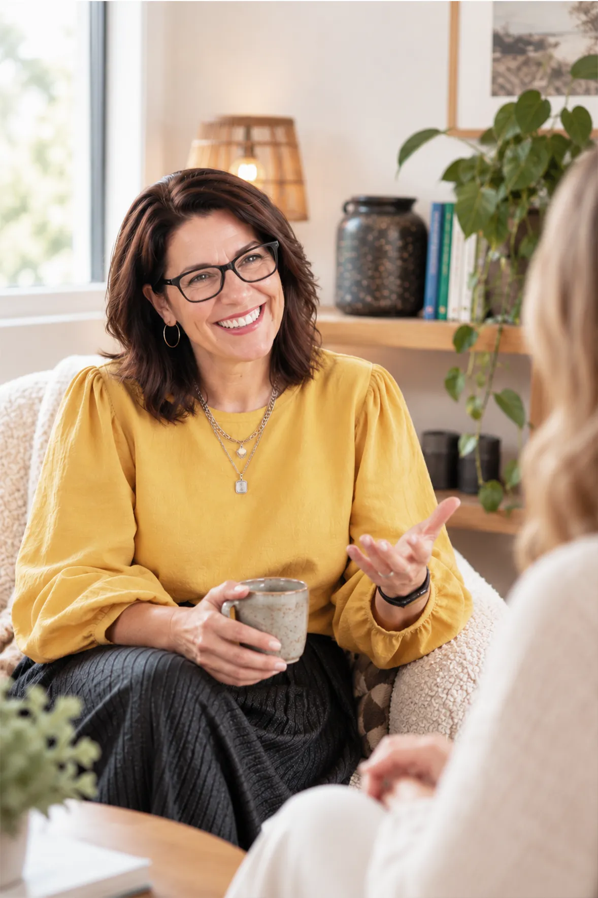 Spiritual Counselling session between counsellor and client