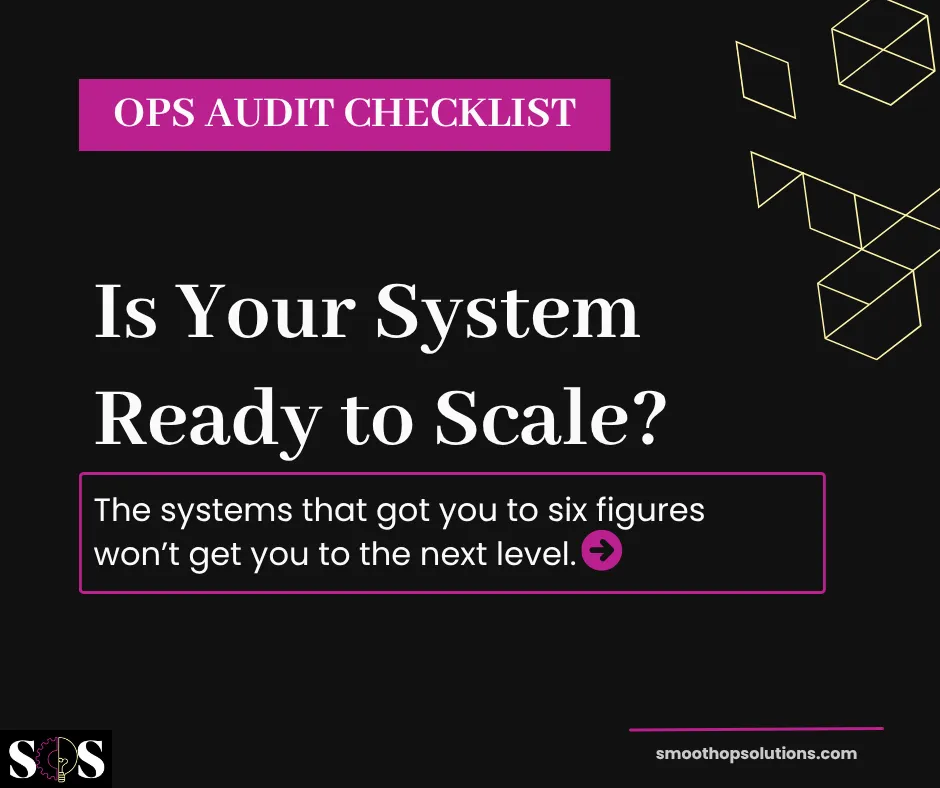Ops Audit Checklist: Is Your System Ready to Scale?