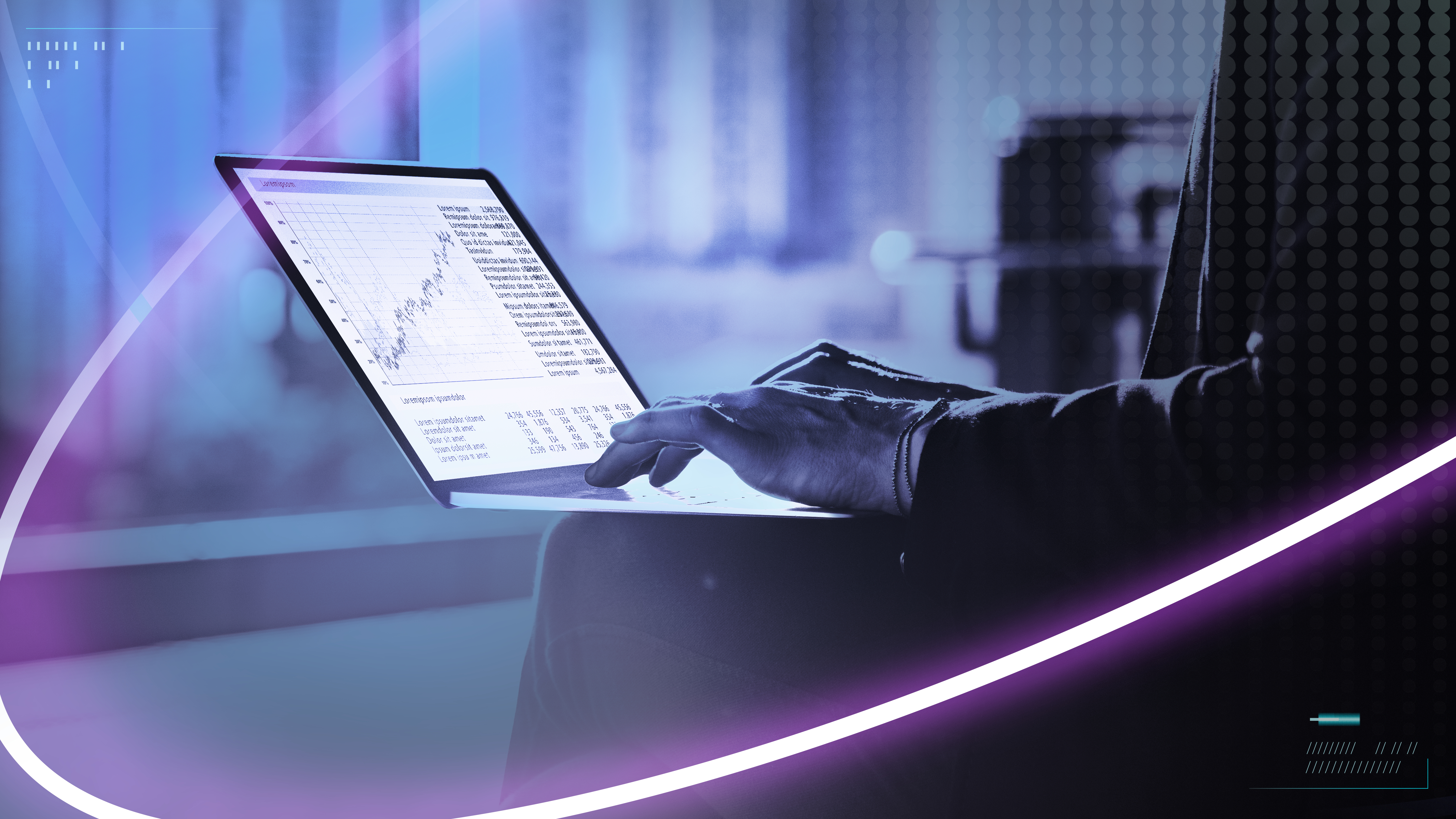 A female engineer presenting a digital dashboard to a small business owner in a modern office, both smiling and engaged. The background features sleek glass walls and subtle tech motifs, emphasizing professionalism and trust.