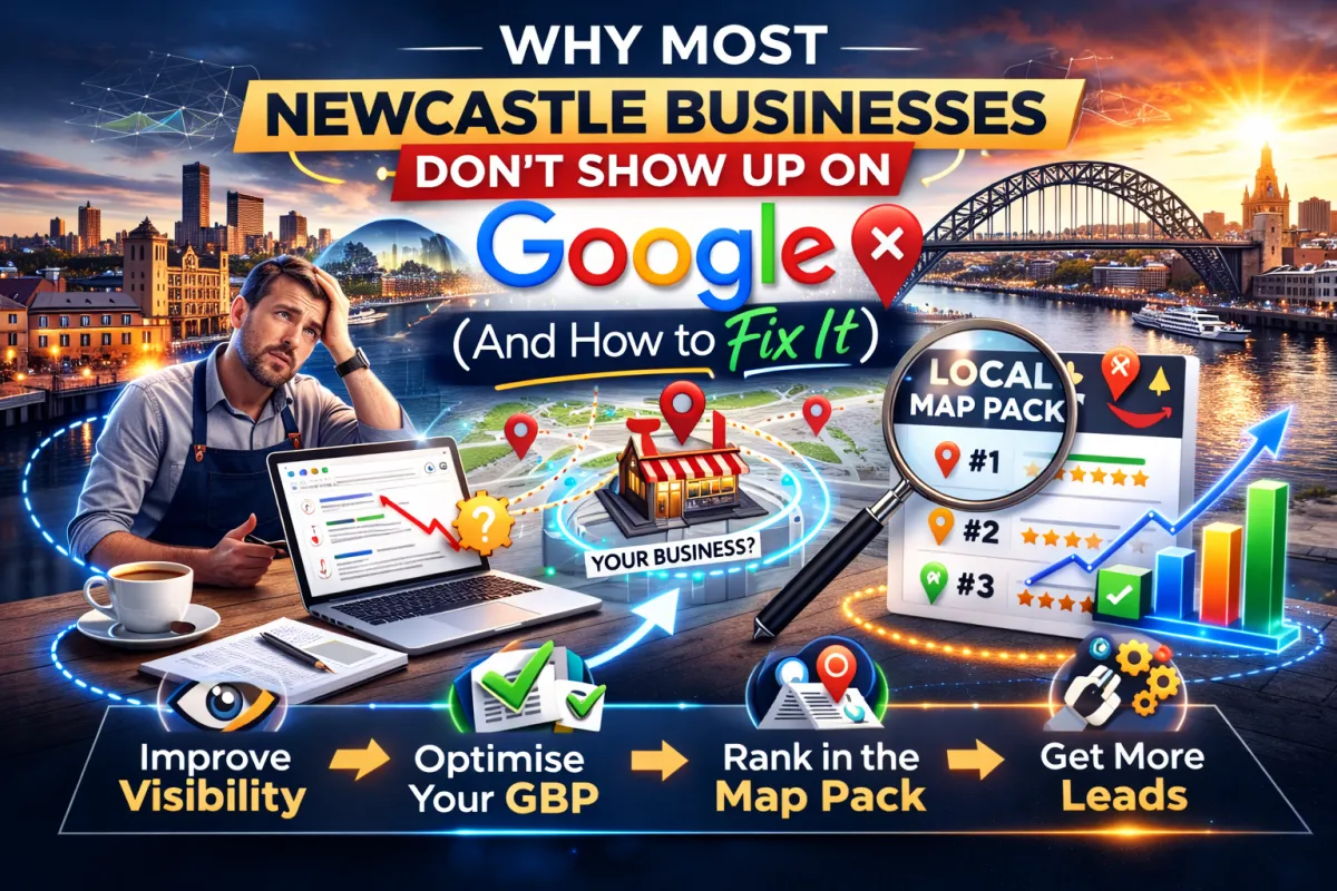 Why Most Newcastle Businesses Don’t Show Up on Google (And How to Fix It)