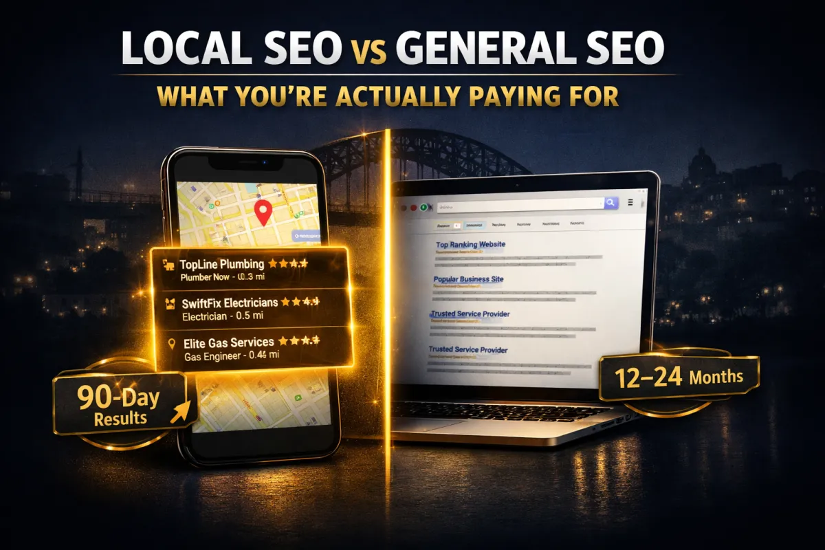 SEO for tradespeople in Sunderland