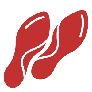 Custom orthotic design symbol representing foot and ankle support in London, Ontario