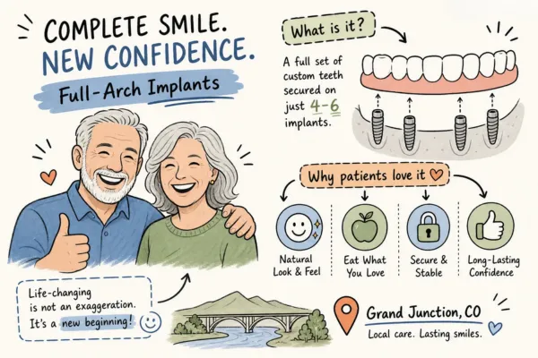 full arch dental implants Grand Junction Colorado