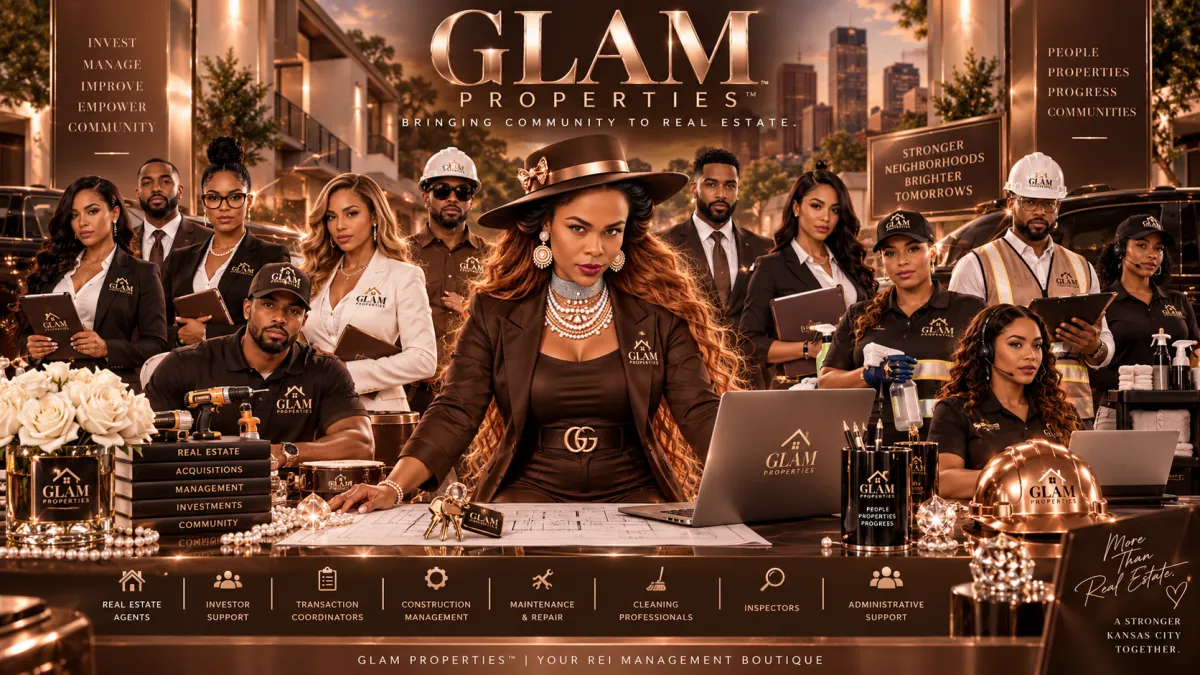 GLAM PROPERTIES real estate investment management team in Kansas City