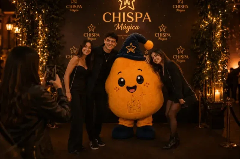 Chispy en el Photocall del Chispa Magic Day 