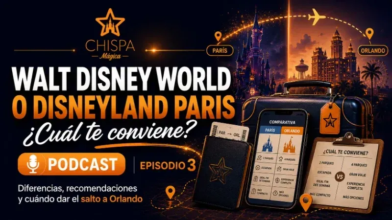 Disneyland Paris o Walt Disney World: qué viaje Disney te conviene