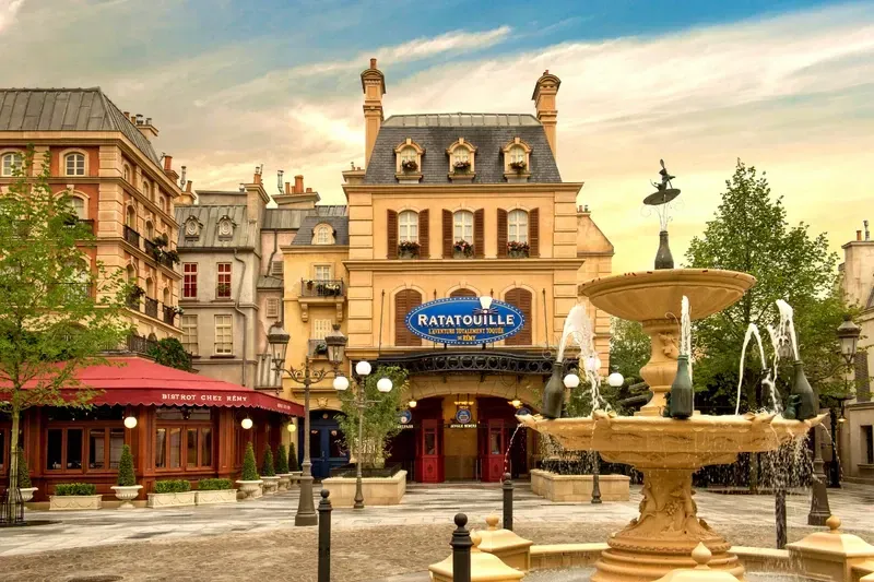 Exterior do restaurante Bistrot Chez Rémy na Disneyland Paris