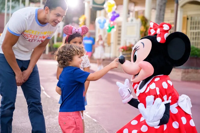 Familia con Minnie en Walt Disney World
