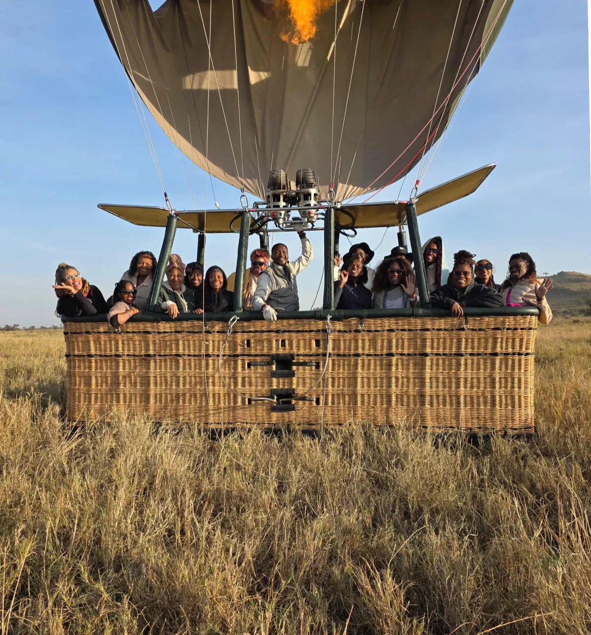 hot air balloon safari Tanzania WANTED Woman Retreat experience