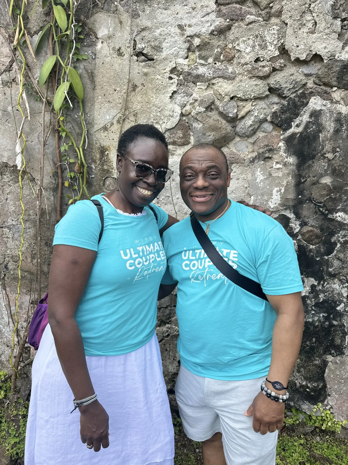 couple traveling together during group retreat experience