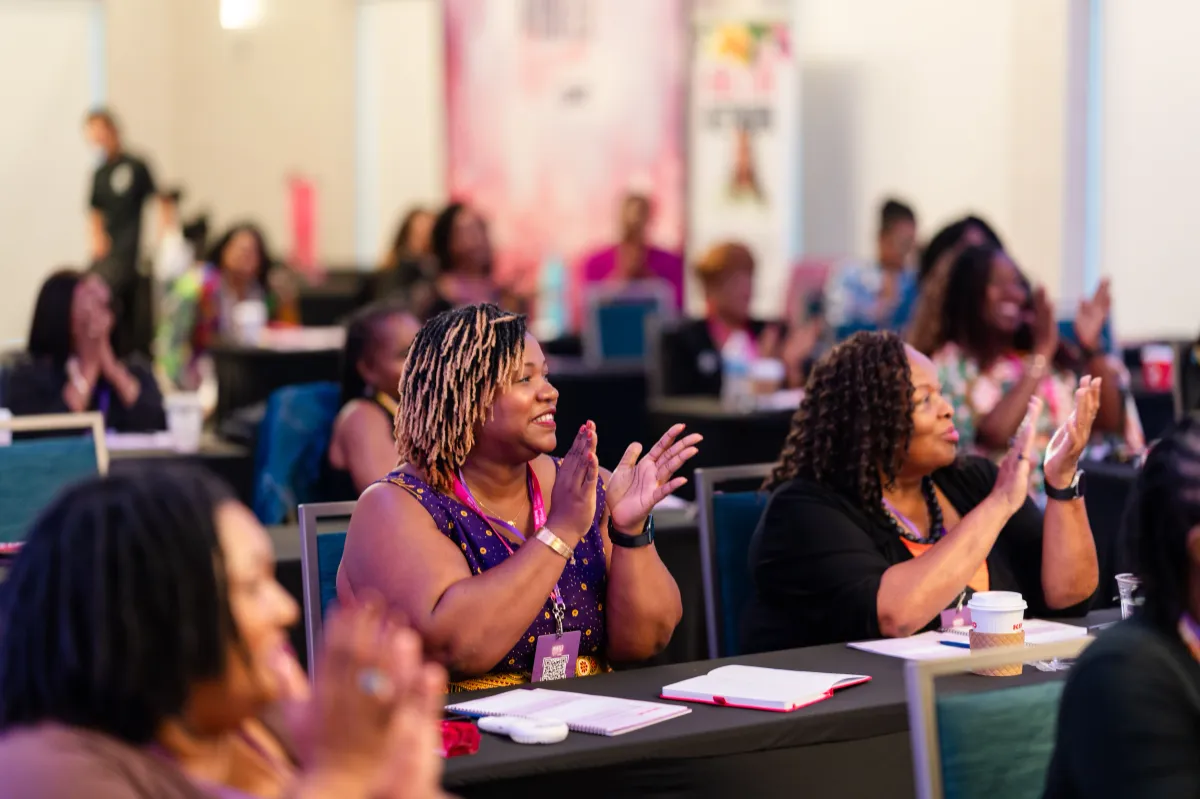 women attending dating workshop for professional women