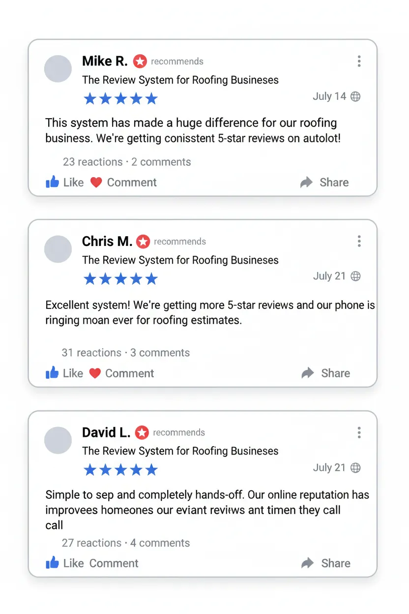 Roofing Review Screenshot 1
