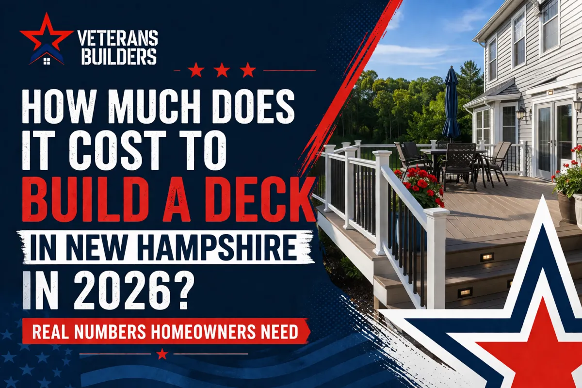How Much Does It Cost to Build a Deck in New Hampshire in 2026? Real Numbers Homeowners Need