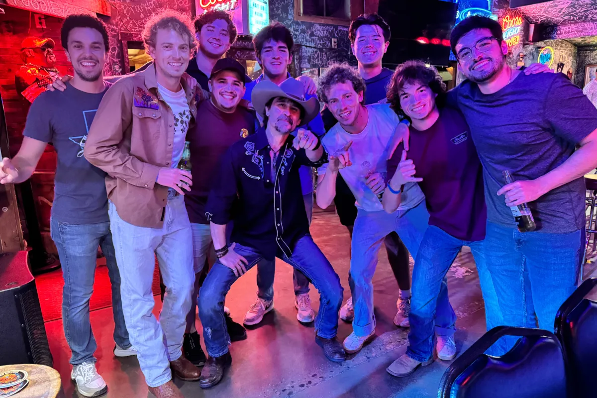 harity function with live music and connected guests