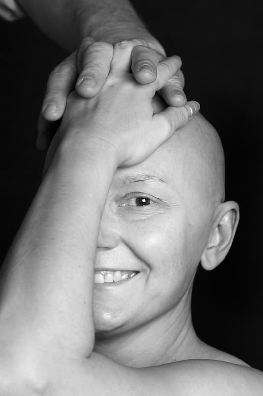 portrait femme malade