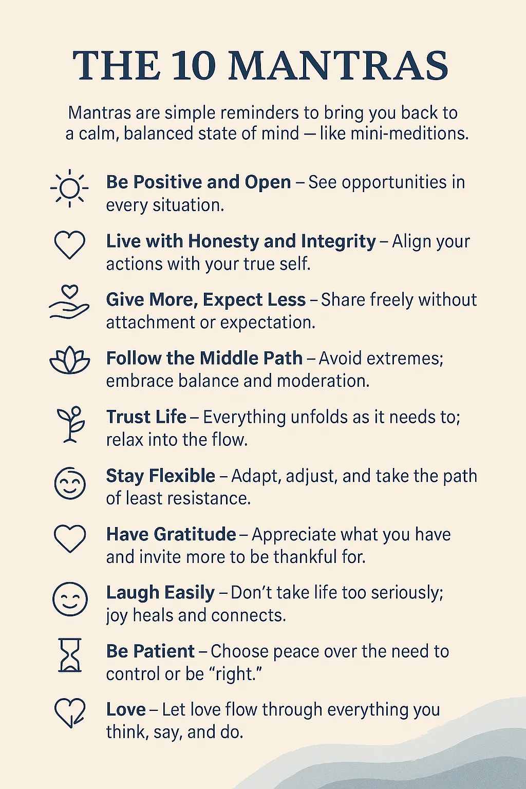 6 Pillars of Wellbeing