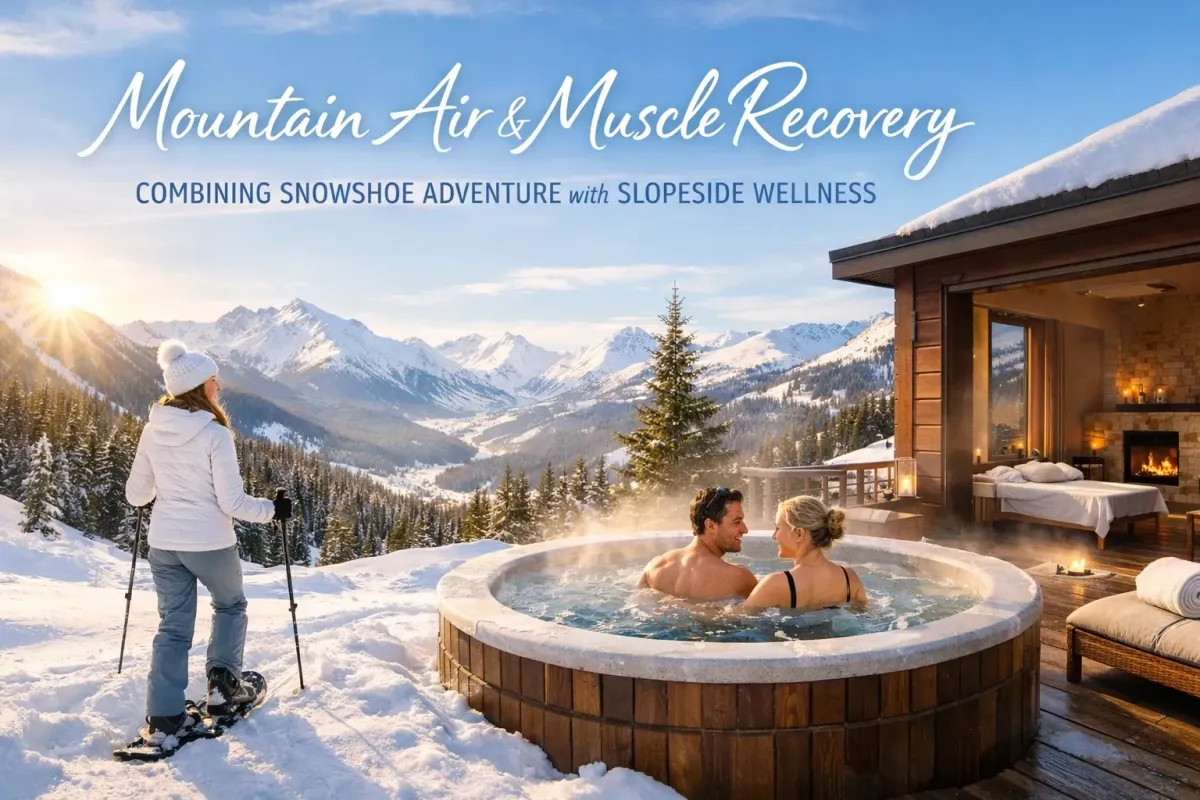 Mountain Air & Muscle Recovery: Combining Snowshoe Adventure with Slopeside Wellness