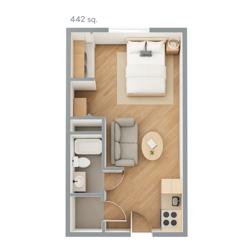 Studio Floor Plan