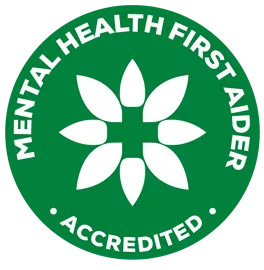 Mental Health First Aid Accredited Logo