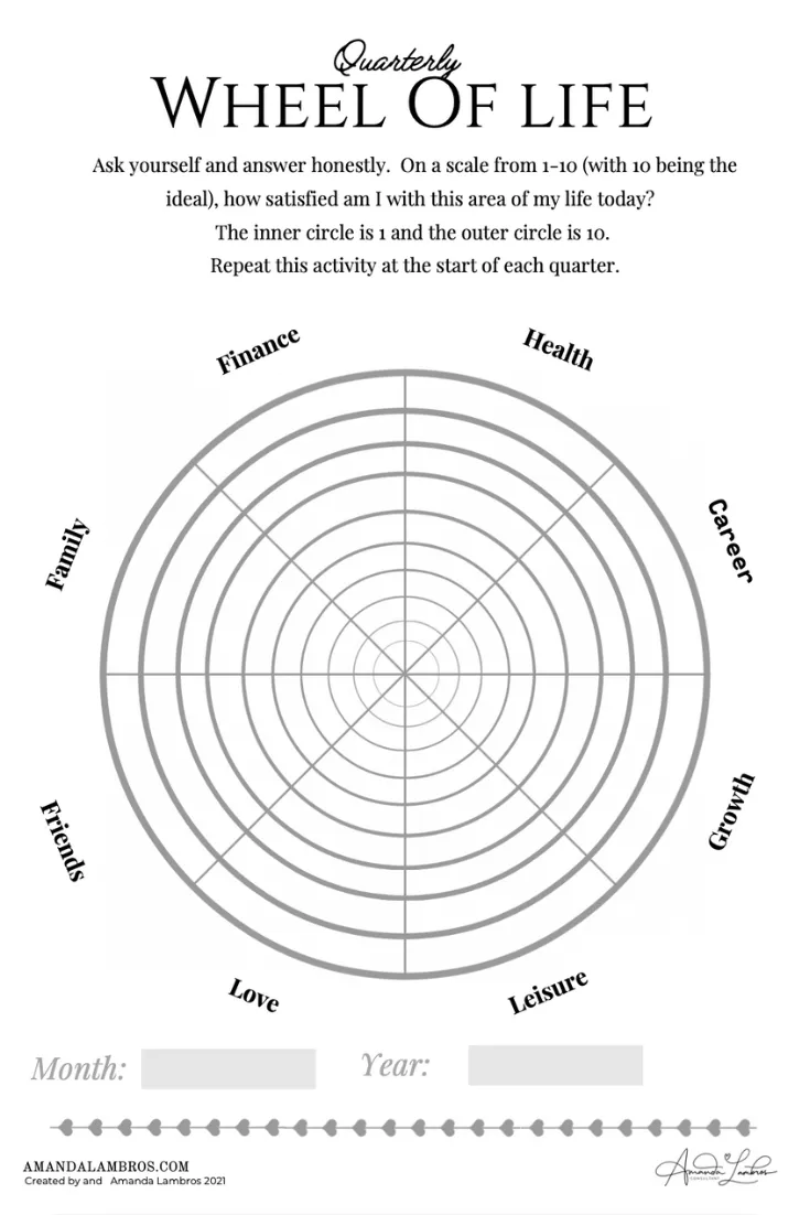Wheel of Life by Amanda Lambros