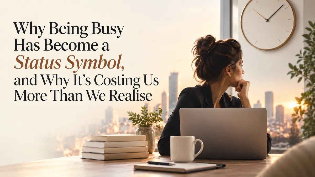 Why Being Busy Has Become a Status Symbol, and Why It's Costing Us More Than We Realise