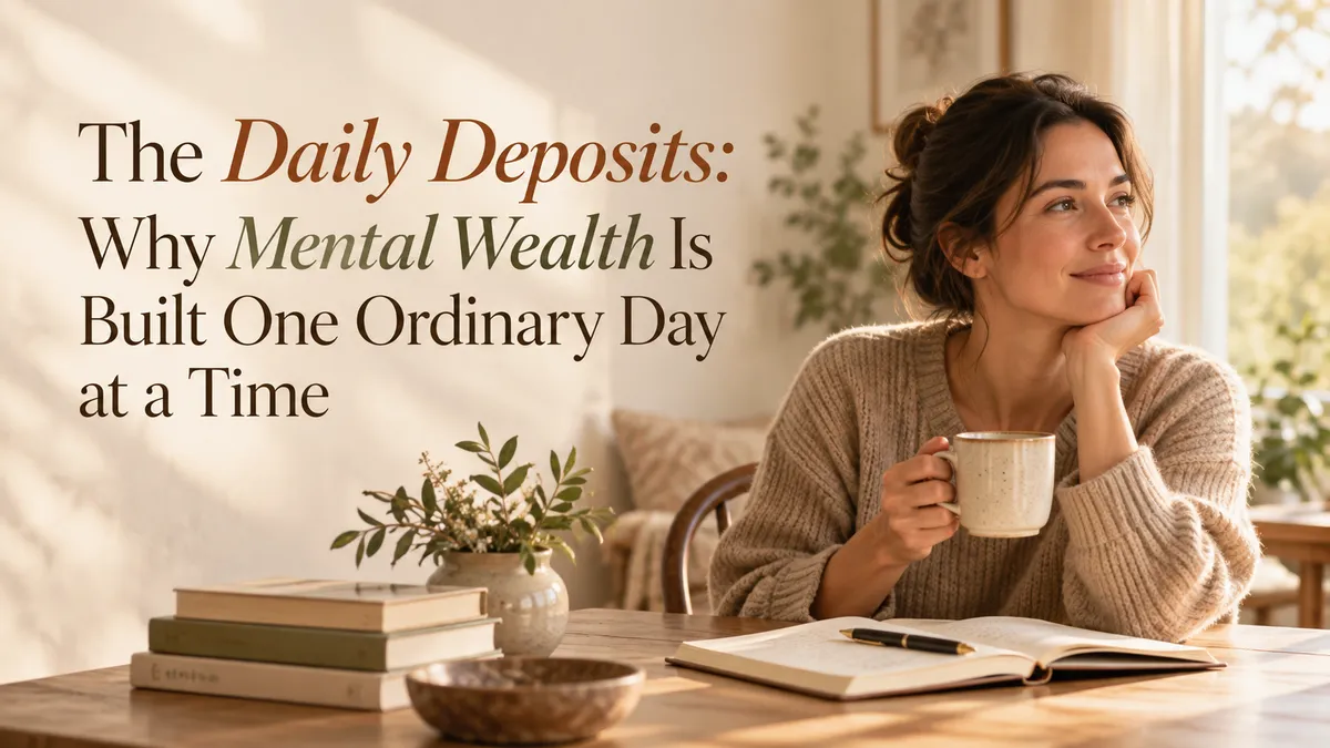 The Daily Deposits: Why Mental Wealth Is Built One Ordinary Day at a Time