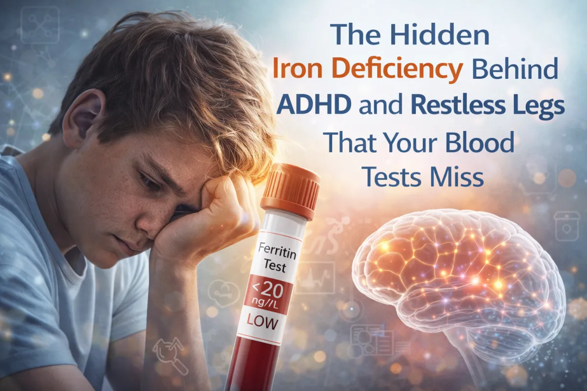 The Hidden Iron Deficiency Behind ADHD and Restless Legs That Your Blood Tests Miss