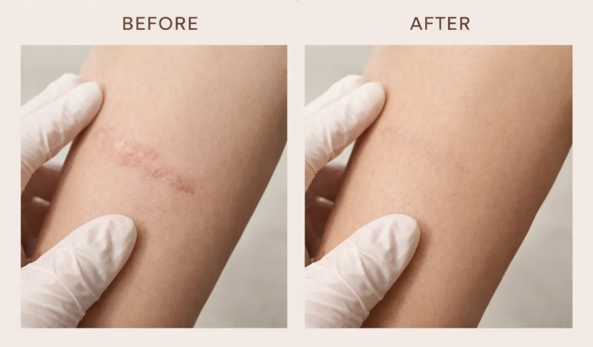 a body of water with a boat in the distance