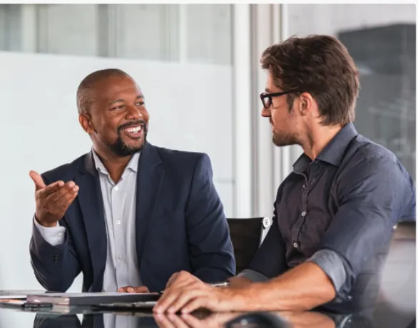 Family meeting a licensed insurance agent