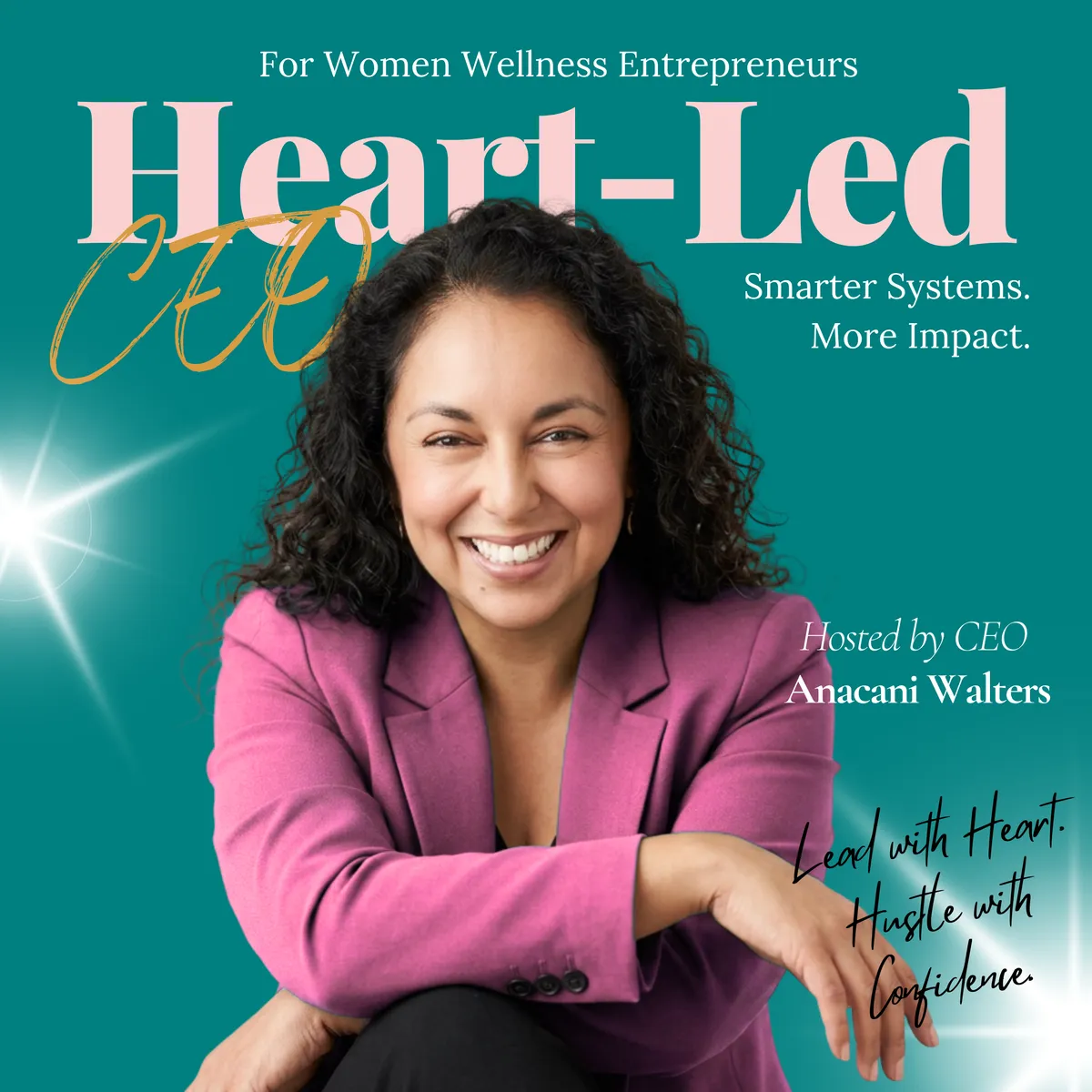 Heart-Led CEO Podcast Cover Art featuring intimate conversations on mindful leadership and sustainable business