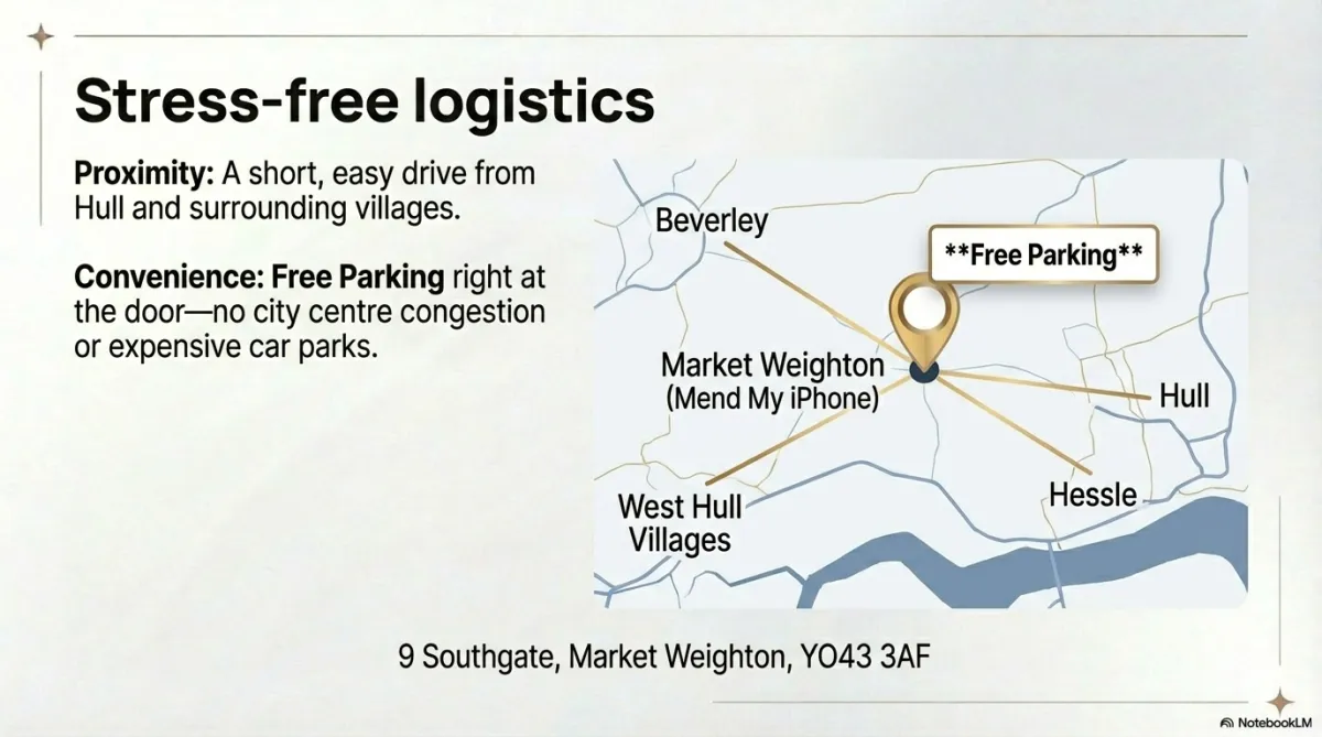 Marketeighton proxmity to Beverley and Hessle