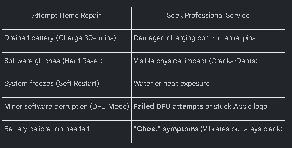 phone smptoms checklist | Pocklington
