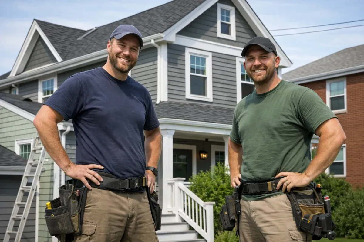 Professional roof inspection performed on a Cambridge, MA home