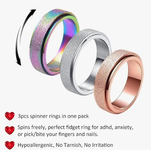 fidget spinner rings