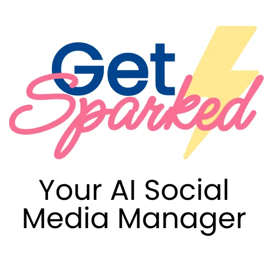 get sparked logo for ai social media manager offered by verve & spark