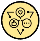 ai social media management icon