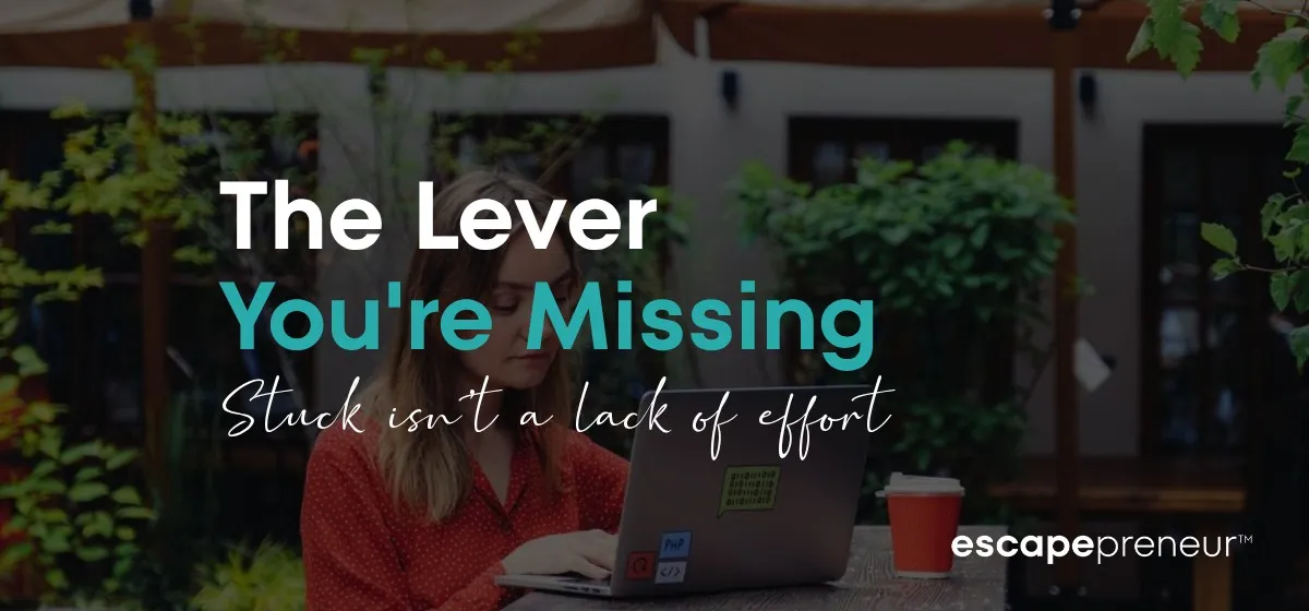 The Lever You're Missing
