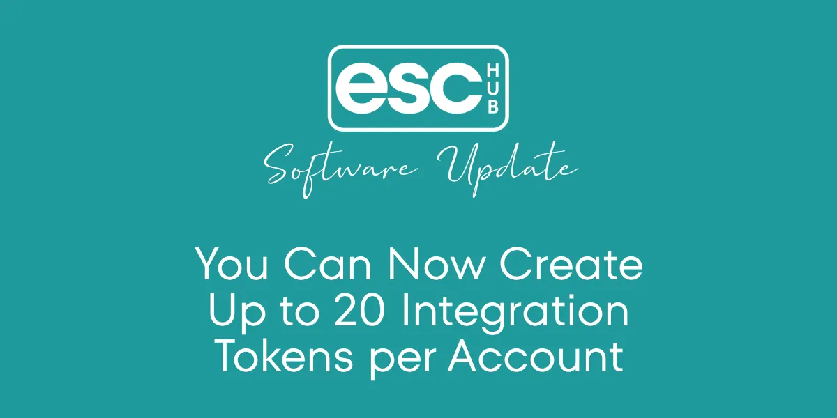 You Can Now Create Up to 20 Integration Tokens per Account