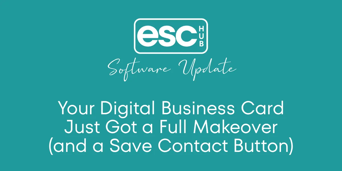 Your Digital Business Card Just Got a Full Makeover (and a Save Contact Button)