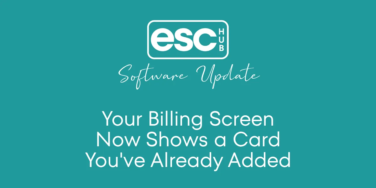 Your Billing Screen Now Shows a Card You've Already Added